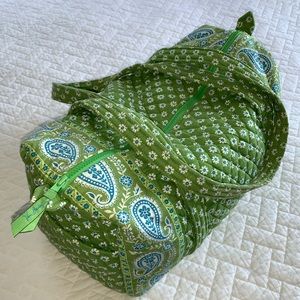Vera Bradley Apple Green Small Shoulder Tote